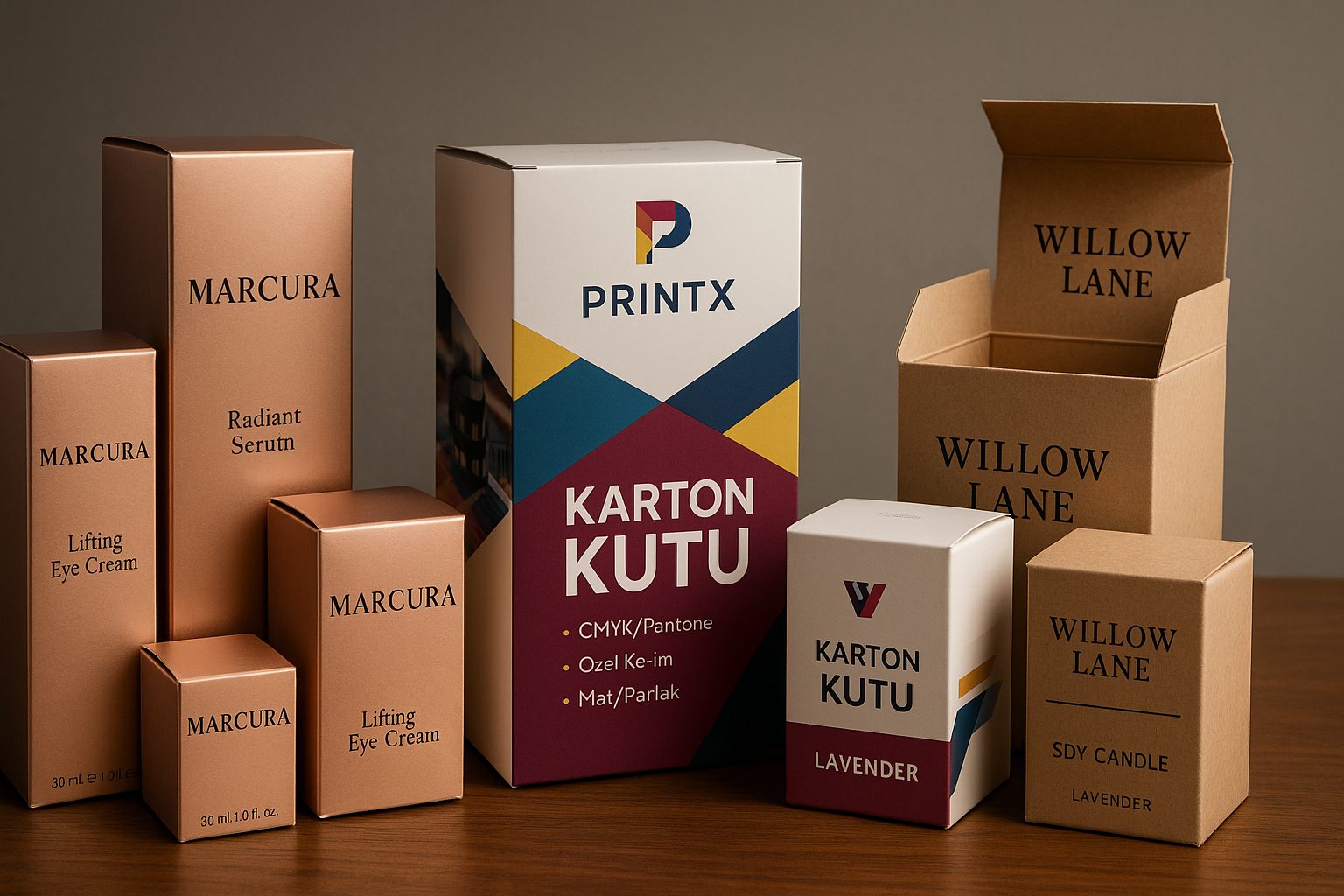 Baskılı ürün kutuları - Packmai